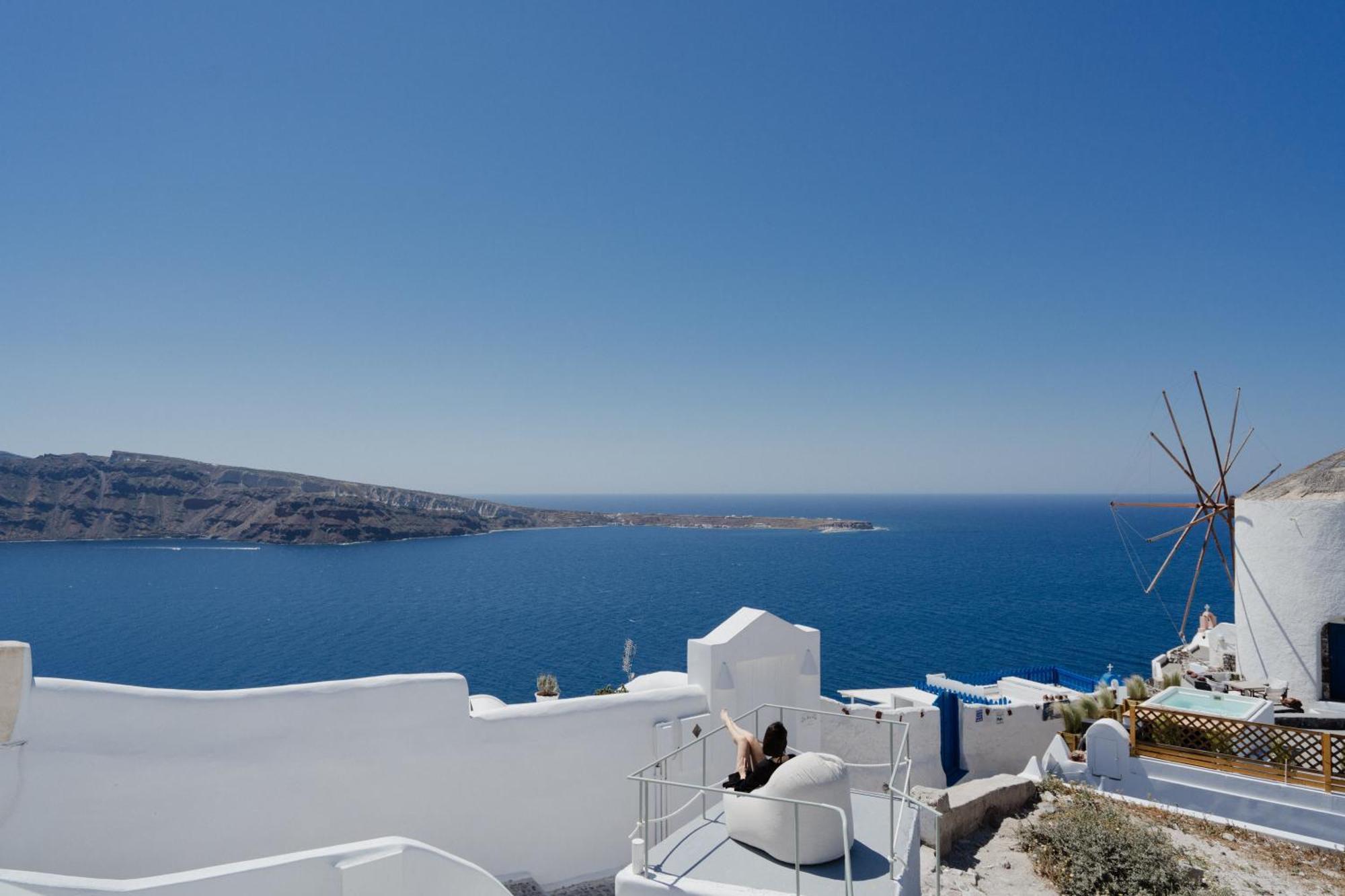 The Sunset Windmill Villa Oía Dış mekan fotoğraf